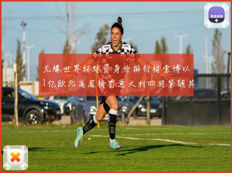 无缘世界杯球员身价排行榜索博以1亿欧元高居榜首意大利四将紧随其后